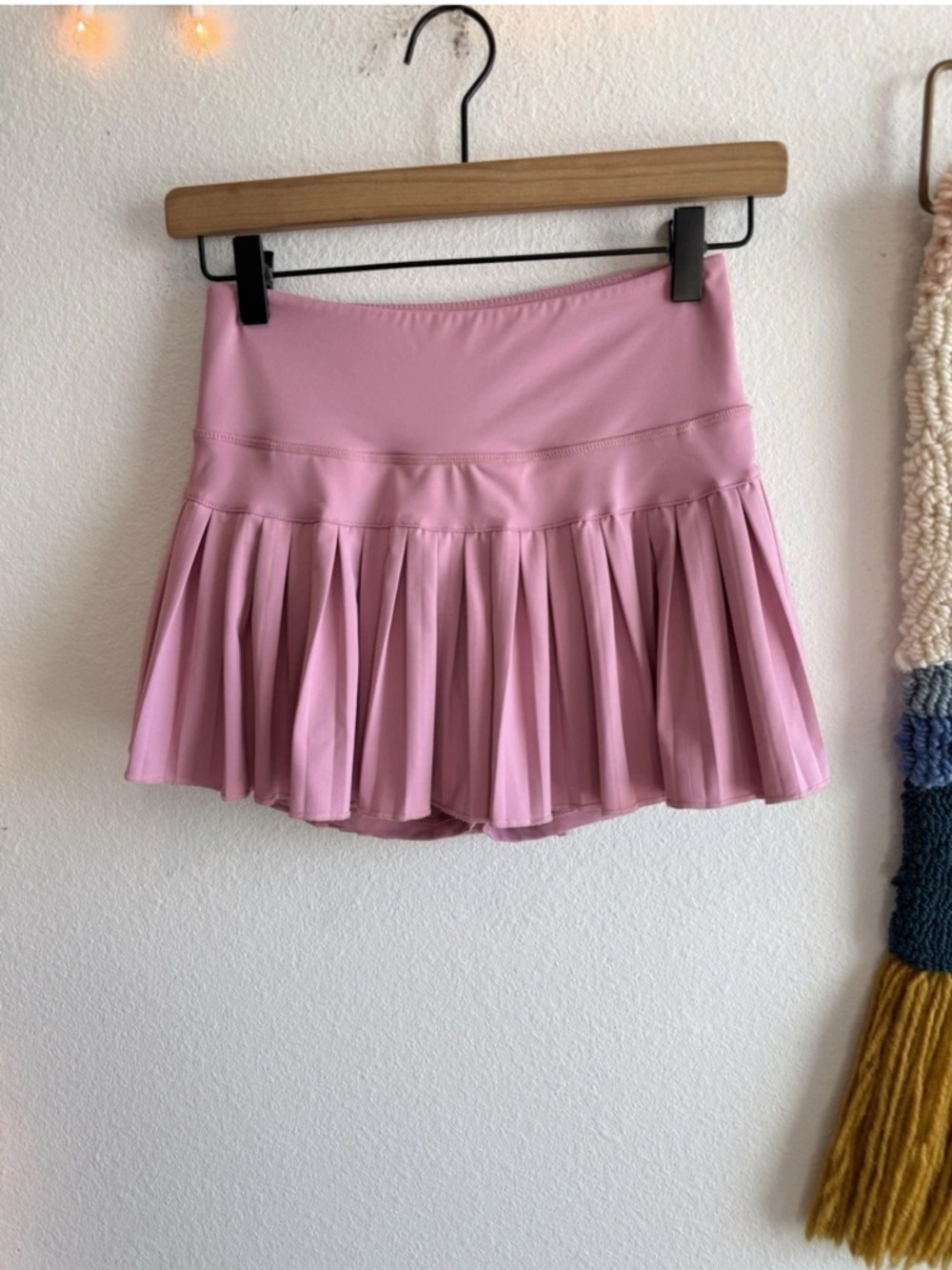 GOLD HINGE | Womens Pleated Tennis Skort XS Pink Athleisure Preppy Sporty Skirt